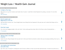 Tablet Screenshot of losingandgaining.blogspot.com