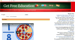 Desktop Screenshot of getfreeeducation.blogspot.com