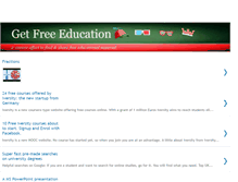 Tablet Screenshot of getfreeeducation.blogspot.com