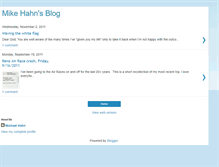 Tablet Screenshot of mikehahn.blogspot.com