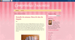 Desktop Screenshot of comprinhasinocentes.blogspot.com