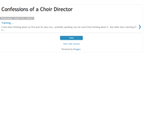 Tablet Screenshot of choirdirector.blogspot.com