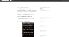 Desktop Screenshot of factormetal.blogspot.com