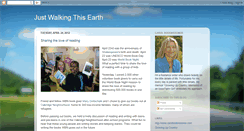 Desktop Screenshot of justwalkingthisearth.blogspot.com