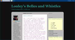 Desktop Screenshot of louleysbelles.blogspot.com