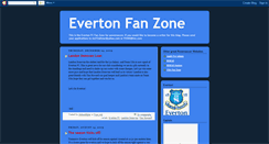 Desktop Screenshot of evertonfanzone.blogspot.com