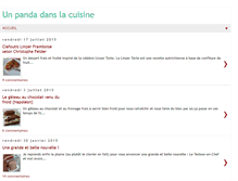 Tablet Screenshot of pandadanslacuisine.blogspot.com