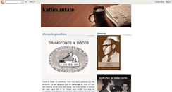 Desktop Screenshot of kaffekantate.blogspot.com