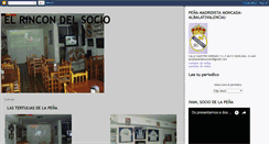 Desktop Screenshot of elrincondelsocio.blogspot.com
