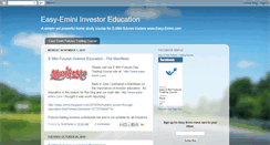 Desktop Screenshot of easy-emini.blogspot.com