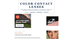 Desktop Screenshot of coolcolorcontacts.blogspot.com