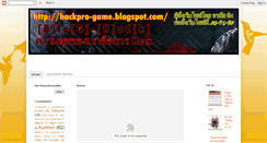 Desktop Screenshot of hackpro-game.blogspot.com