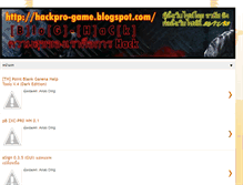 Tablet Screenshot of hackpro-game.blogspot.com