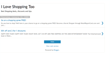 Tablet Screenshot of i-love-shopping-too.blogspot.com