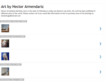 Tablet Screenshot of hectorarmendariz.blogspot.com