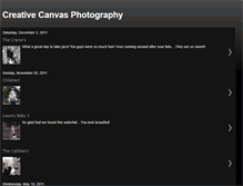 Tablet Screenshot of creativecanvasphotography.blogspot.com