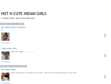 Tablet Screenshot of hotncuteindiangirls.blogspot.com