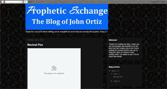 Desktop Screenshot of johnortizministries.blogspot.com