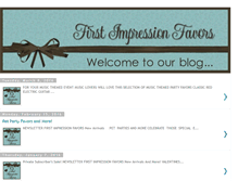 Tablet Screenshot of firstimpressionfavors.blogspot.com