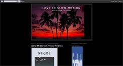 Desktop Screenshot of love-in-slow-motion.blogspot.com