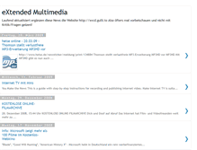 Tablet Screenshot of extended-multimedia.blogspot.com