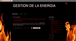 Desktop Screenshot of gestiondelaenergia.blogspot.com