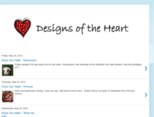 Tablet Screenshot of designsoftheheart.blogspot.com