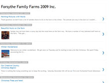 Tablet Screenshot of forsythefamilyfarms.blogspot.com