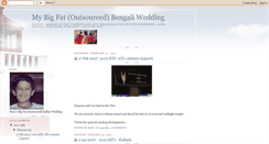 Desktop Screenshot of mybigfatbengaliwedding.blogspot.com