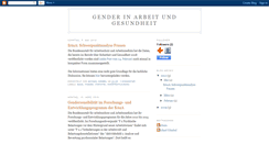 Desktop Screenshot of gender-arbeit-gesundheit.blogspot.com