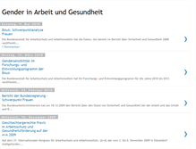 Tablet Screenshot of gender-arbeit-gesundheit.blogspot.com