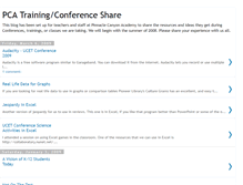 Tablet Screenshot of pcatrainingconferenceshare.blogspot.com