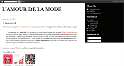 Desktop Screenshot of lamour-de-la-mode.blogspot.com
