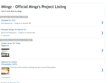 Tablet Screenshot of imingz.blogspot.com