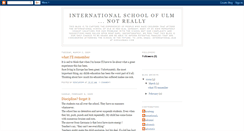 Desktop Screenshot of internationalschoolofulm.blogspot.com