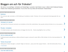 Tablet Screenshot of friskola.blogspot.com