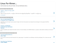 Tablet Screenshot of linux4khmer.blogspot.com