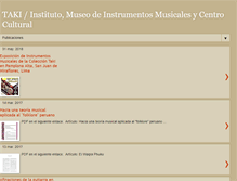 Tablet Screenshot of institutotaki.blogspot.com