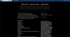 Desktop Screenshot of boycottbacklash.blogspot.com