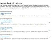 Tablet Screenshot of boycottbacklash.blogspot.com