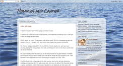 Desktop Screenshot of mommiesandcancer.blogspot.com