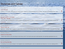 Tablet Screenshot of mommiesandcancer.blogspot.com