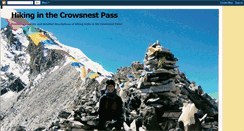 Desktop Screenshot of crowsnestpasshiking.blogspot.com