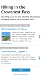 Mobile Screenshot of crowsnestpasshiking.blogspot.com
