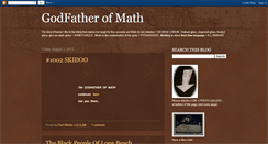 Desktop Screenshot of godfatherofmath.blogspot.com