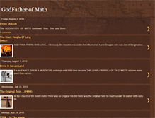 Tablet Screenshot of godfatherofmath.blogspot.com