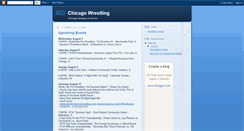 Desktop Screenshot of chicagowrestling.blogspot.com