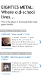 Mobile Screenshot of eightiesmetal.blogspot.com