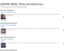 Tablet Screenshot of eightiesmetal.blogspot.com