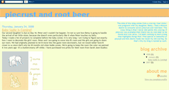 Desktop Screenshot of piecrustandrootbeer.blogspot.com